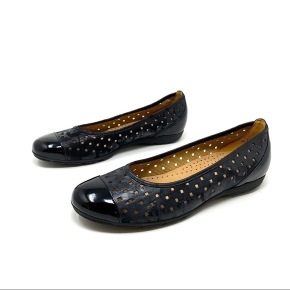 Gabor Ruffle 44-169-77 Schwarz Black military - Picture 2 of 9